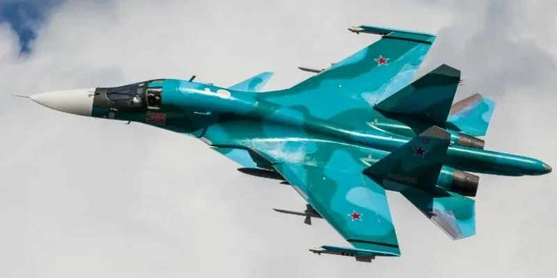 В Крыму упал истребитель Су-34, пилоты катапультировались