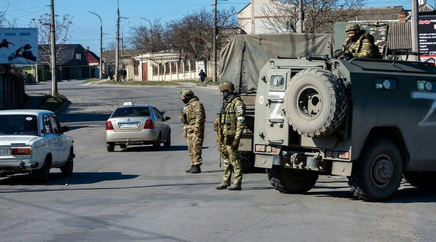 Здание РОВД в Херсоне обстреляли из гранатомета