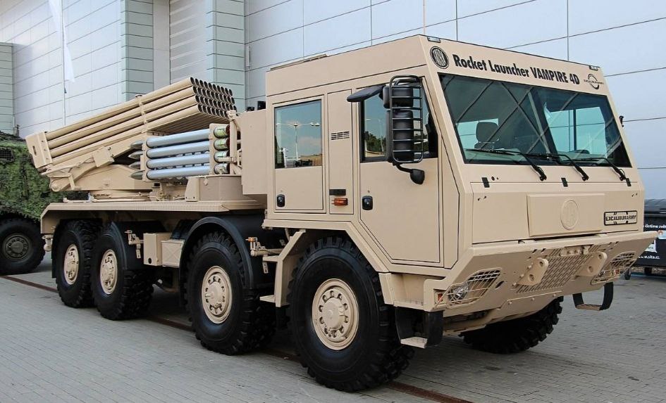 Удар по Донецку был нанесён чешским РСЗО RM-70 "Vampire"